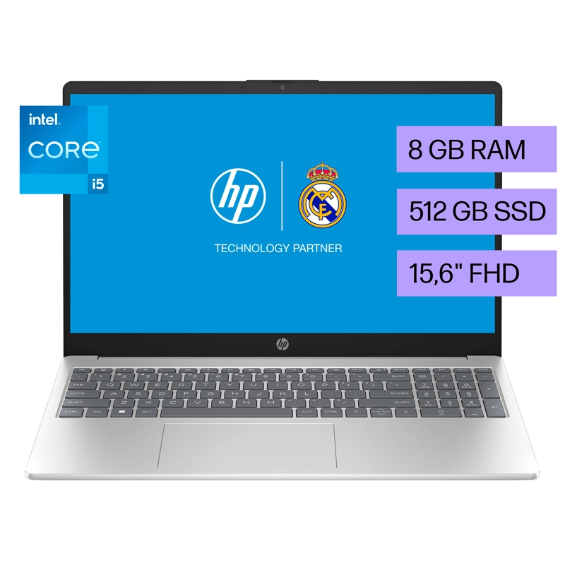 Notebook HP 15-fd0252la Intel Core i5 8gb Ram 512gb Ssd Windows 11 Home - 1