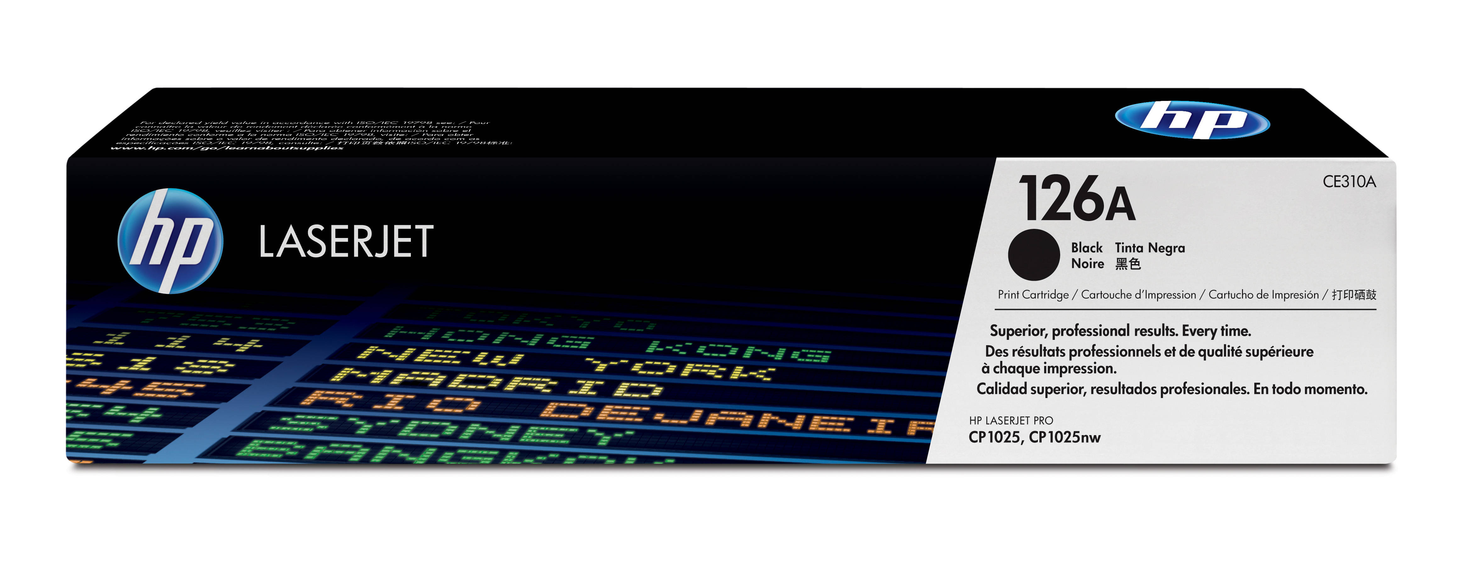 TONER HP 126A EN COLOR NEGRO LASERJET ORIGINAL - 1