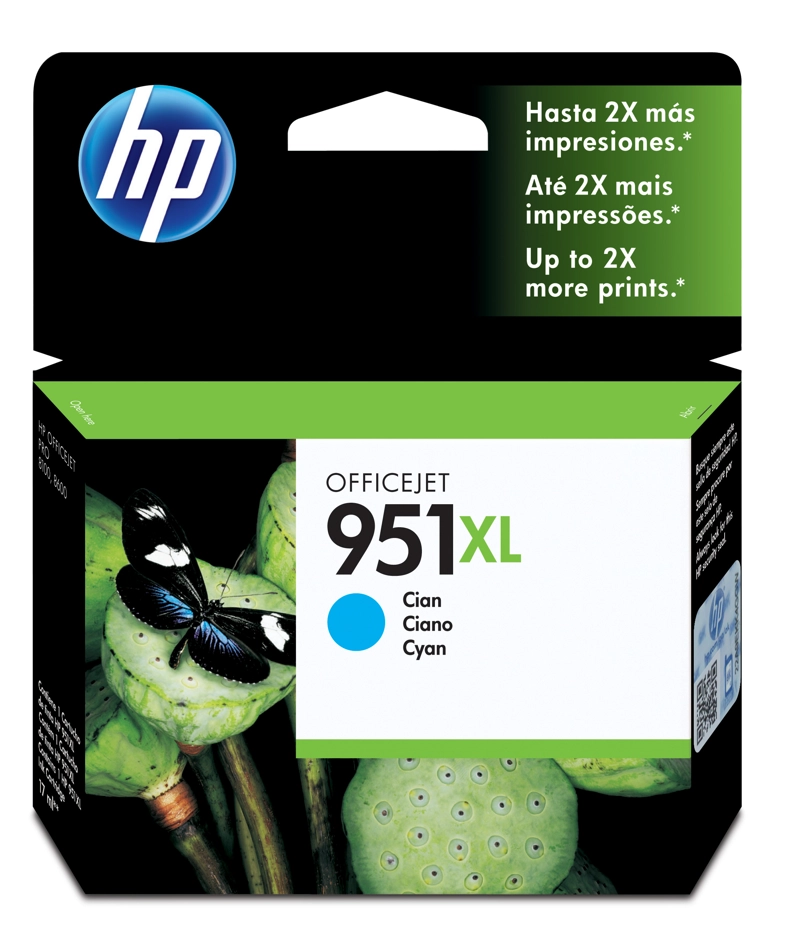 CARTUCHO DE TINTA HP 951XL CIAN ORIGINAL - 1