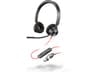 AURICULARES ESTE REO USB-C POLY BLACKWIRE 3320 + ADAPTADOR USB-C/A, EN COLOR NEGRO - 2