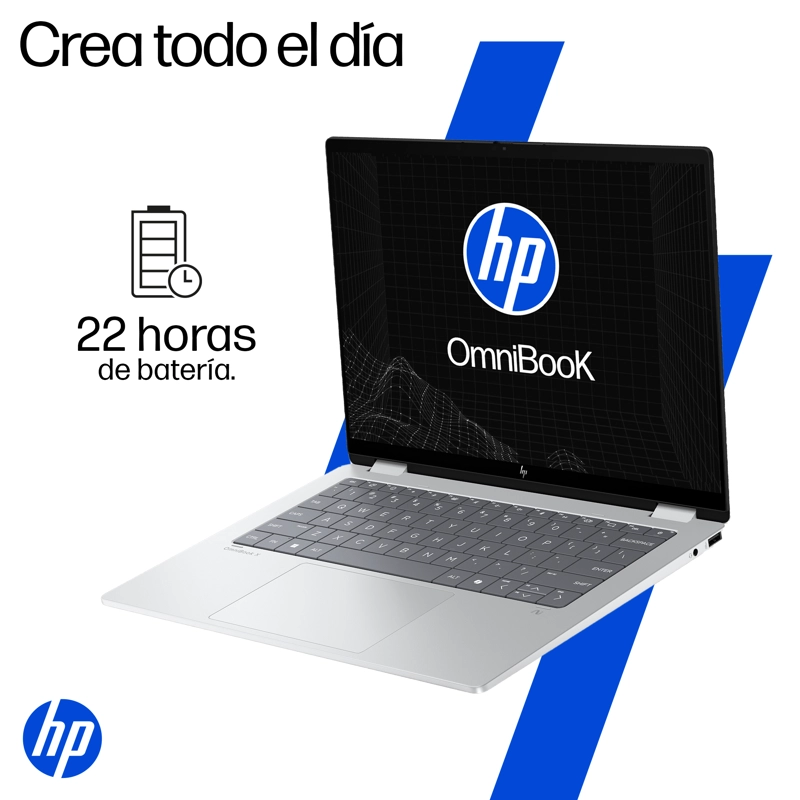 Notebook HP OmniBook X Flip 14-fm0072la x360 2 en 1 Intel Core Ultra 7 16gb Ram 1tb Ssd W11H - 4