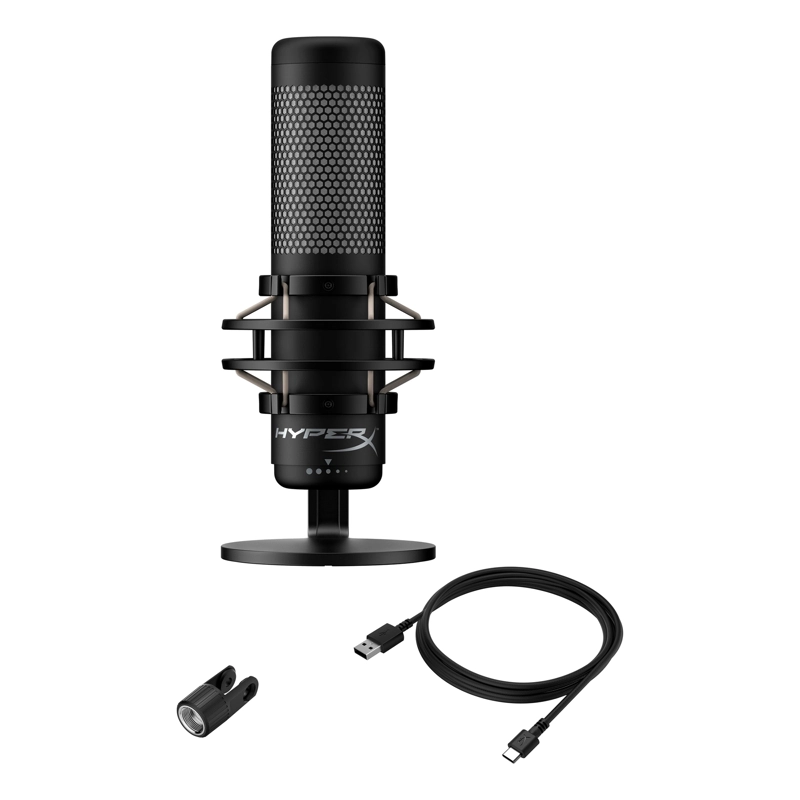 MICROFONO HYPERX QUADCAST 2 NEGRO - 10