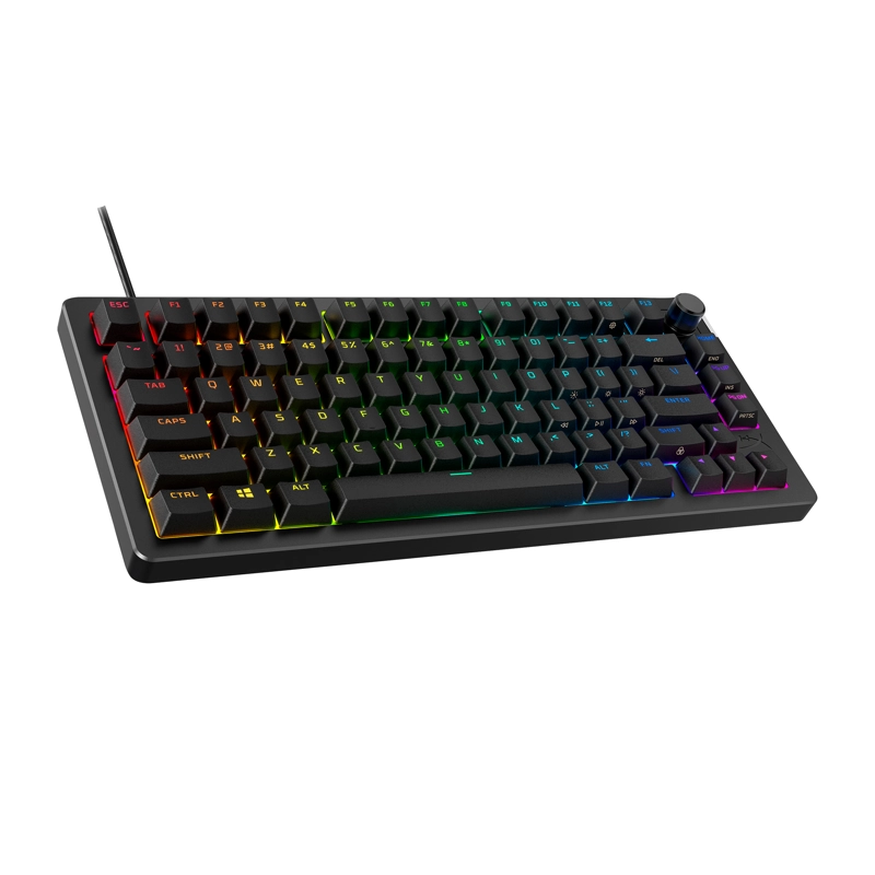 TECLADO GAMING HYPERX ALLOY RISE 75 NEGRO - 3