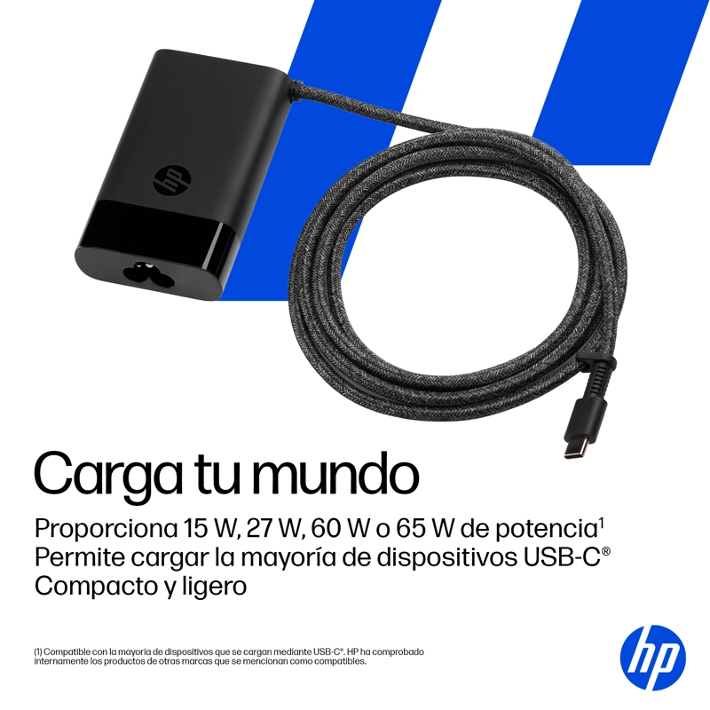 CARGADOR DE LAPTOP HP USB-C 65W - 4