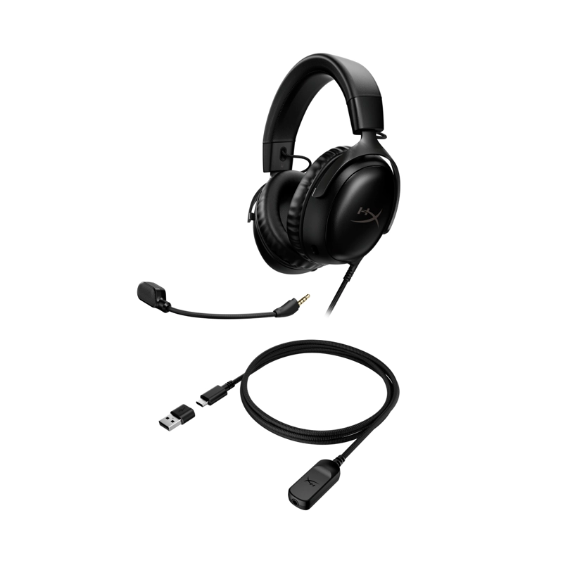 AUDIFONOS HYPERX CLOUD III GAMING HEADSET NEGRO - 7