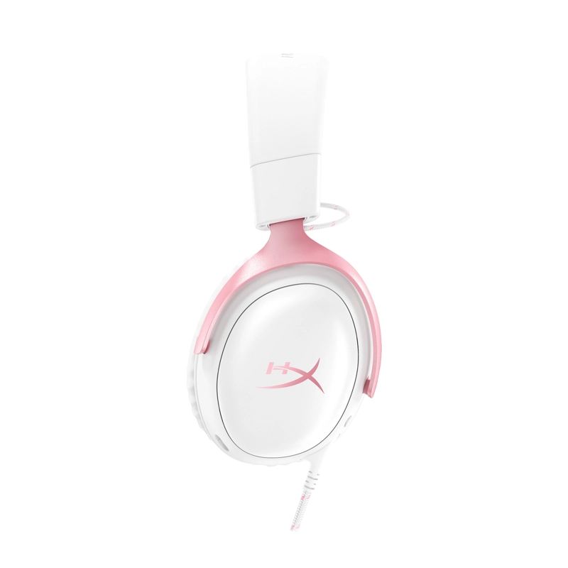 AUDIFONOS GAMING HYPERX CLOUD III BLANCO/ROSA - 4