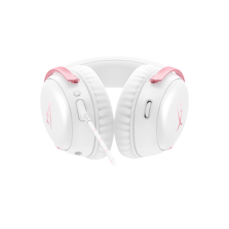 AUDIFONOS GAMING HYPERX CLOUD III BLANCO/ROSA - 5