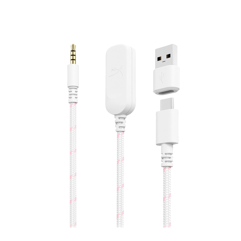 AUDIFONOS GAMING HYPERX CLOUD III BLANCO/ROSA - 7