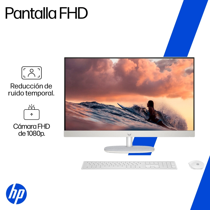 ALL IN ONE HP 27-CR0250LA AMD RYZEN 5 8GB RAM 512GB SSD 27' FHD WINDOWS 11 HOME - 10