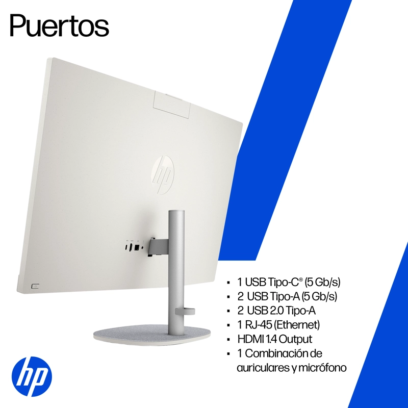 ALL IN ONE HP 27-CR0250LA AMD RYZEN 5 8GB RAM 512GB SSD 27' FHD WINDOWS 11 HOME - 11