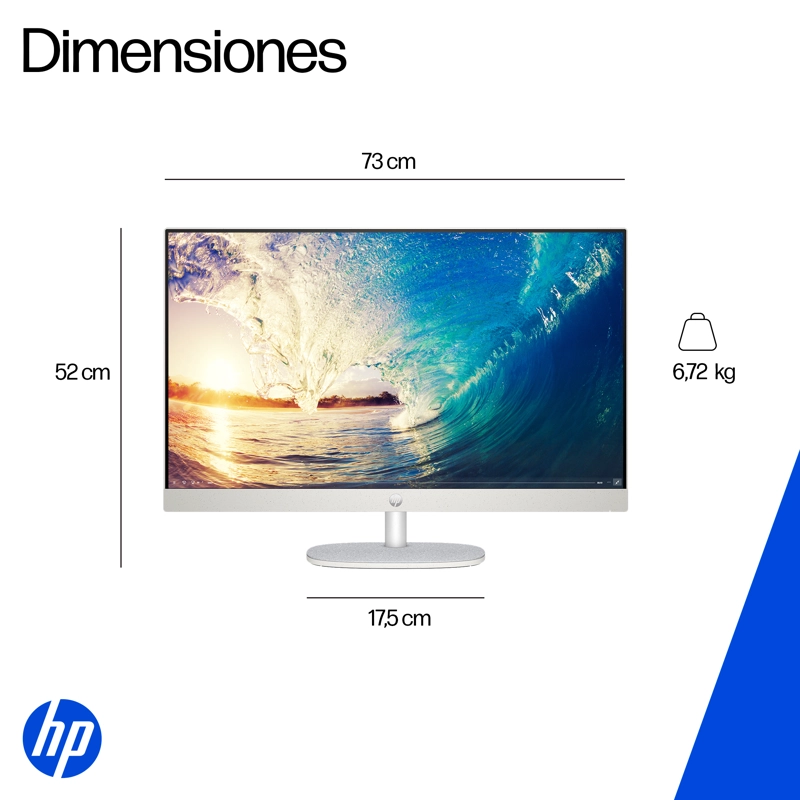 ALL IN ONE HP 27-CR0250LA AMD RYZEN 5 8GB RAM 512GB SSD 27' FHD WINDOWS 11 HOME - 12