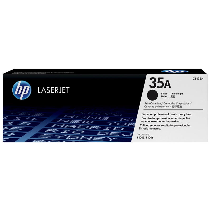 CARTUCHO DE TONER HP 35A NEGRO LASERJET ORIGINAL - 1