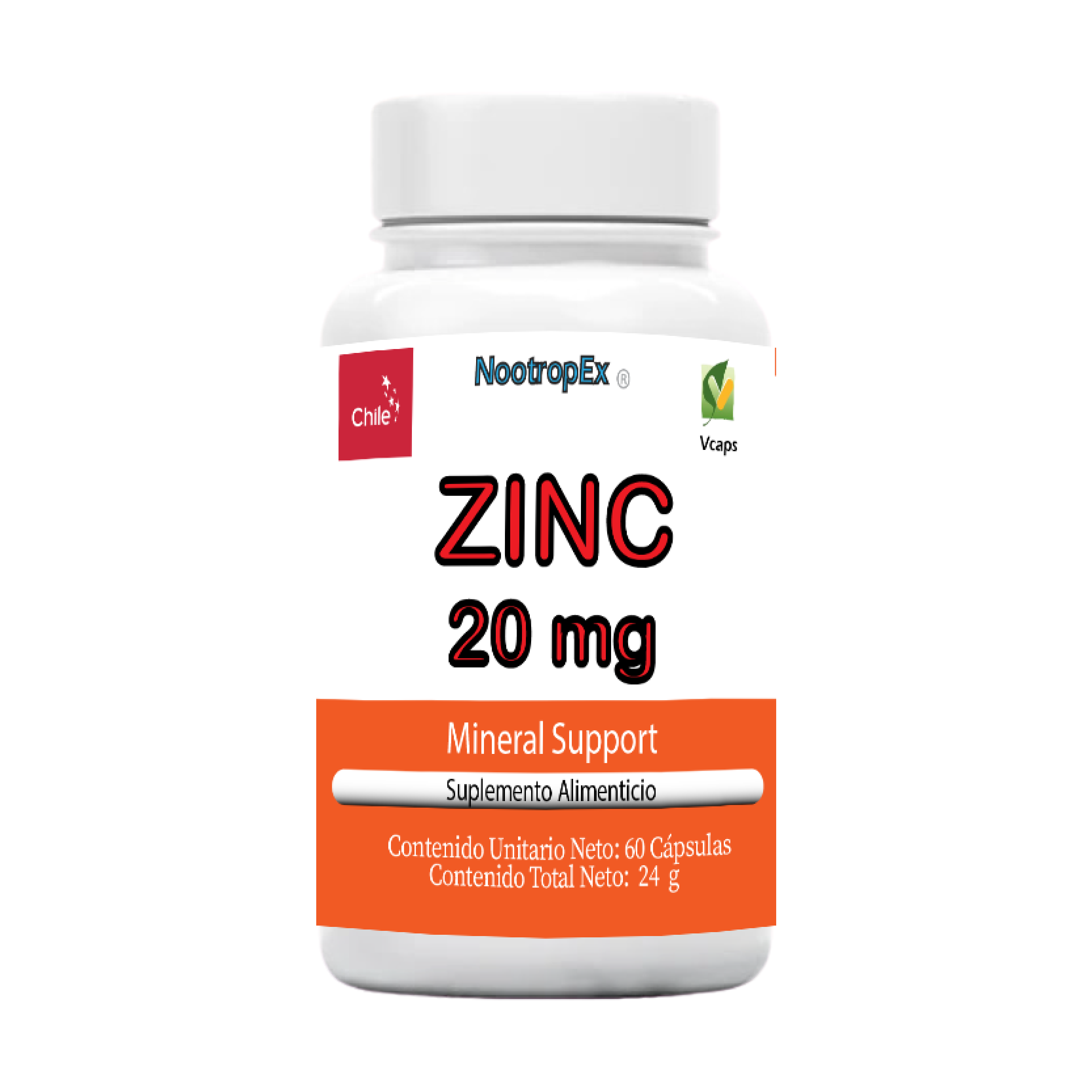 ZINC 20MG NOOTROPEX - 1