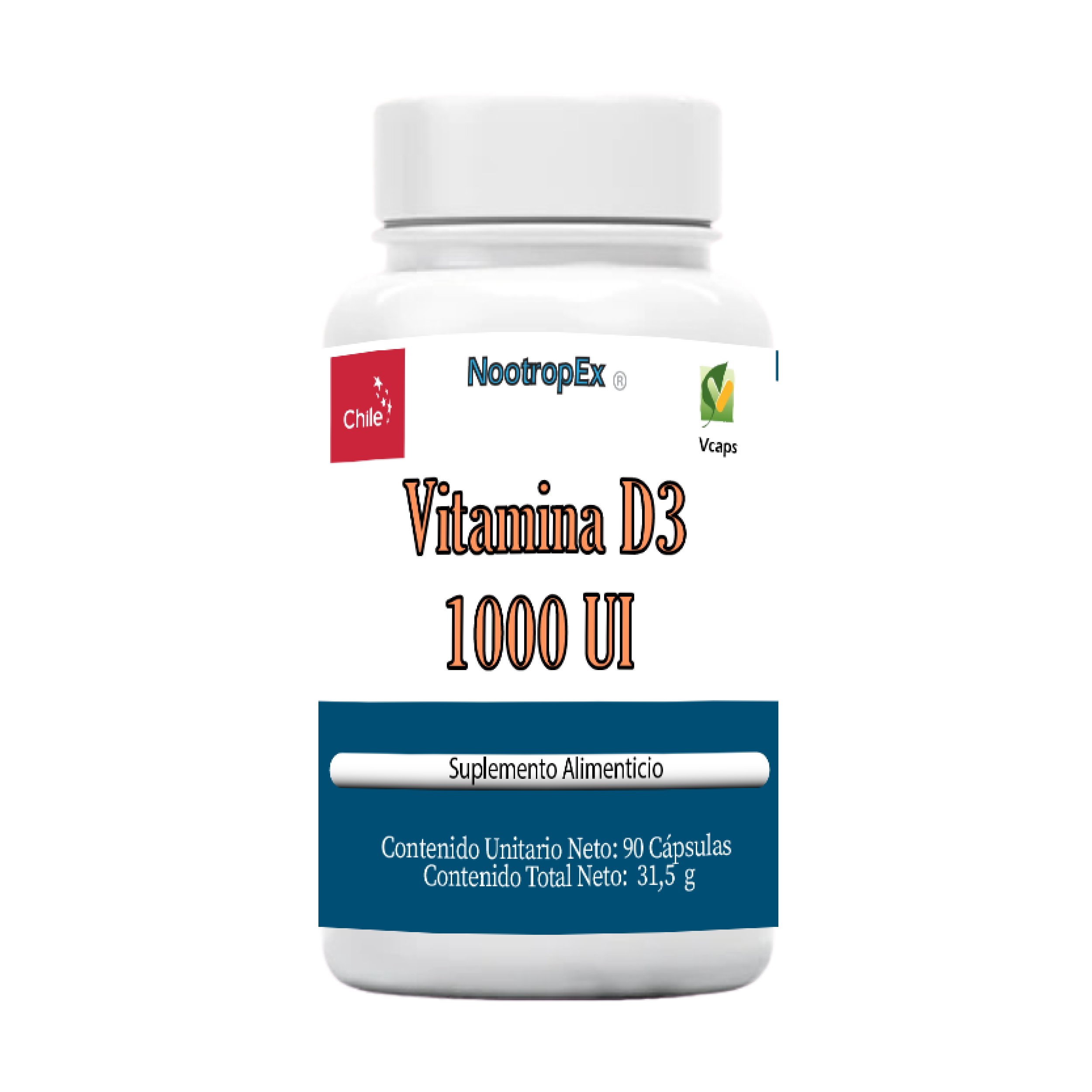 VITAMINA D3 1000 UI 90 CÁPSULAS - 1