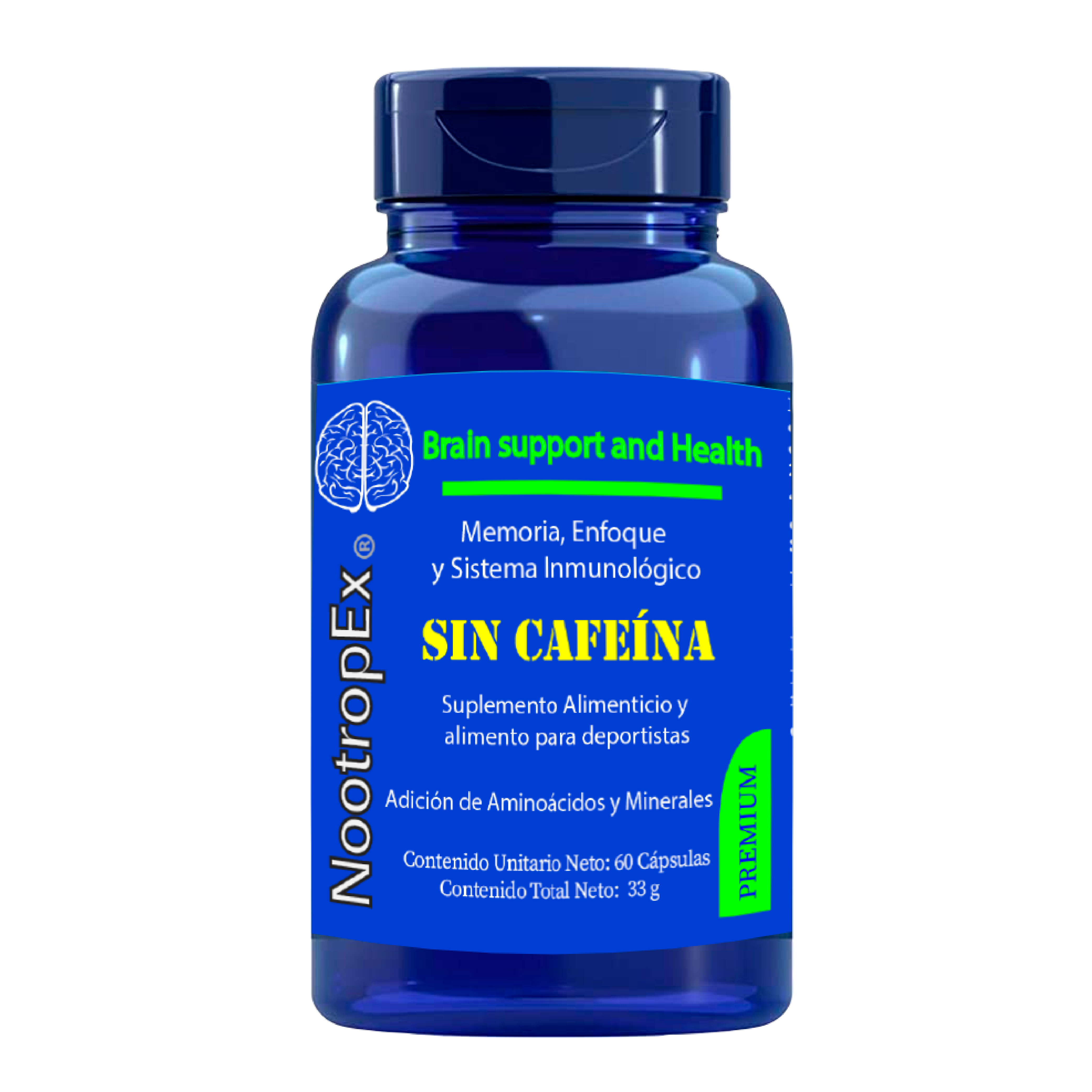 NOOTRÓPICO NOOTROPEX SIN CAFEINA - 1