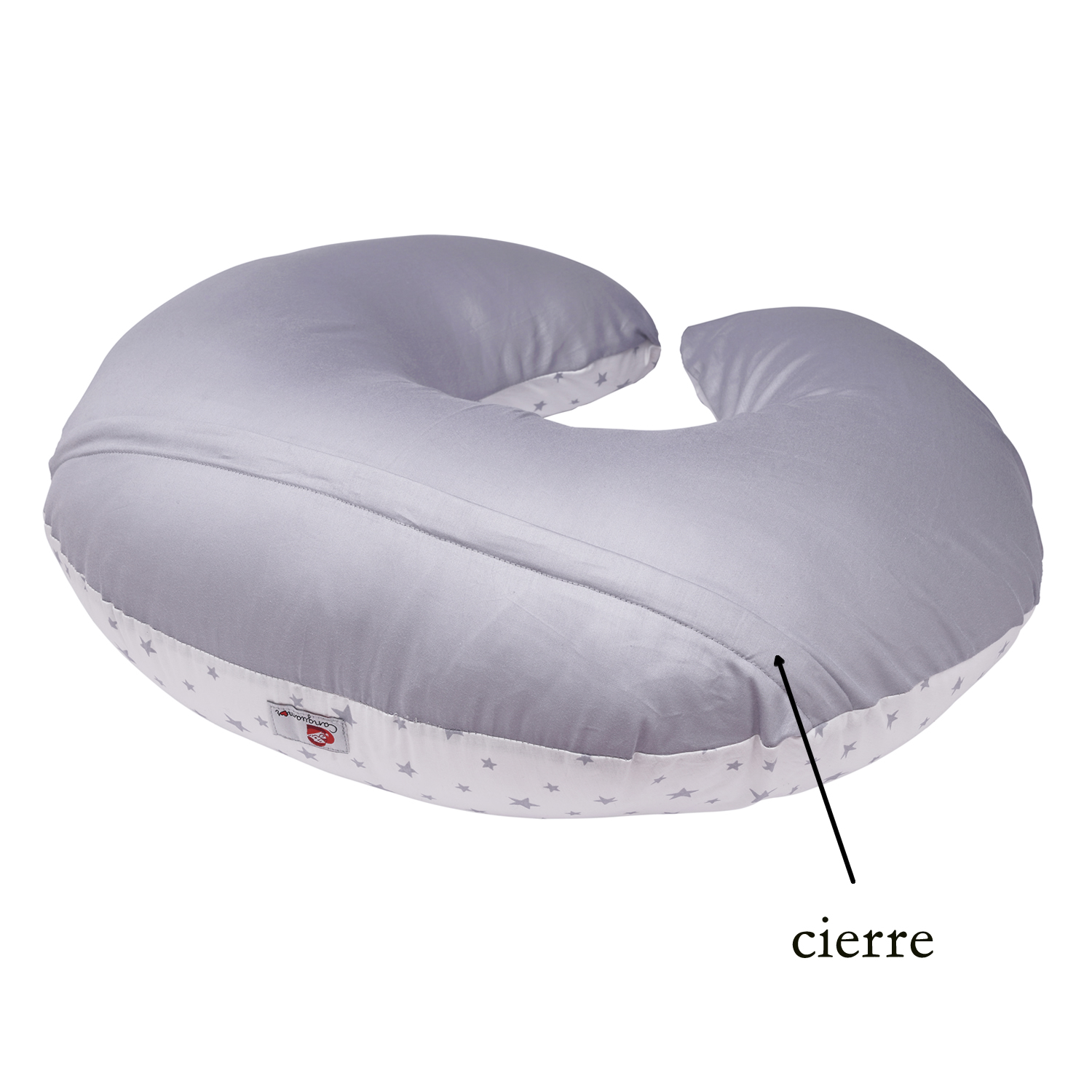 COJIN CANGUAMOR GRIS DE LACTANCIA GRAY STAR - 4