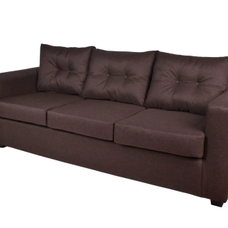 SOFA JERK HOME RICHTER 3 CUERPOS CHOCOLATE - 1