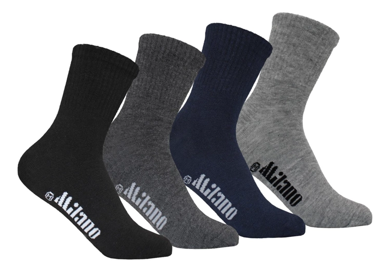 CALCETIN MEDIA CAÑA HOMBRE 12 PARES 35-39 - 7