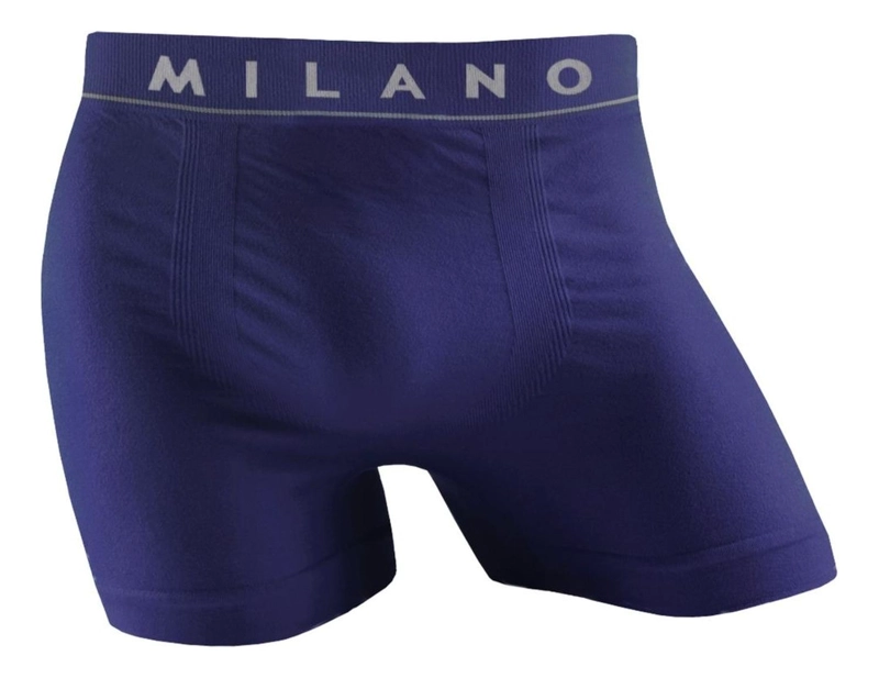 BOXER MILANO SIN COSTURA ADULTO 6 UNIDADES M - 7