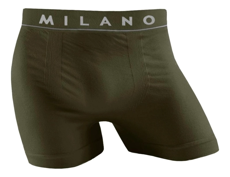 BOXER MILANO SIN COSTURA ADULTO 6 UNIDADES M - 8
