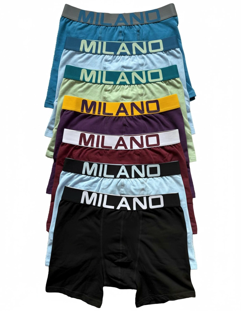BOXER MILANO HOMBRE 6 UNIDADES L - 8