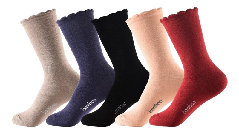 CALCETIN MUJER BAMBU DIABE TICO SIN COSTURAS 12 PARES - 1