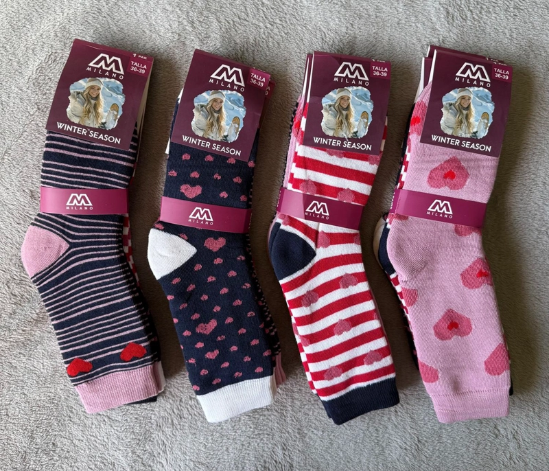 CALCETIN INVIERNO GRUESO MUJER 6 PARES - 3