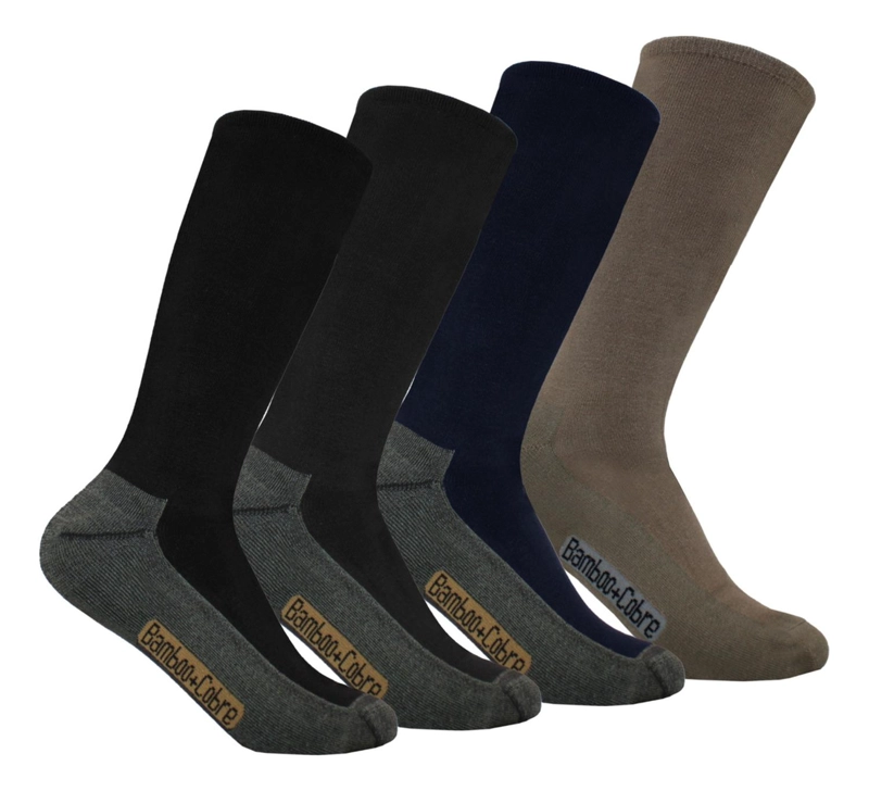 CALCETIN DIABE TICO COBRE BAMBU 6 PARES 40-45 - 2
