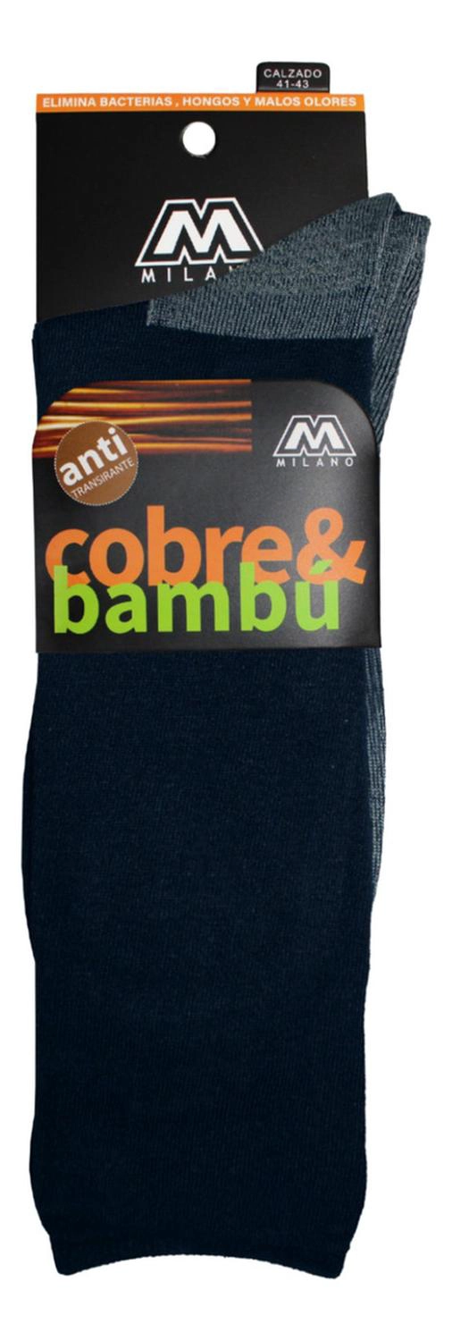 CALCETIN DIABE TICO COBRE BAMBU 6 PARES 40-45 - 7