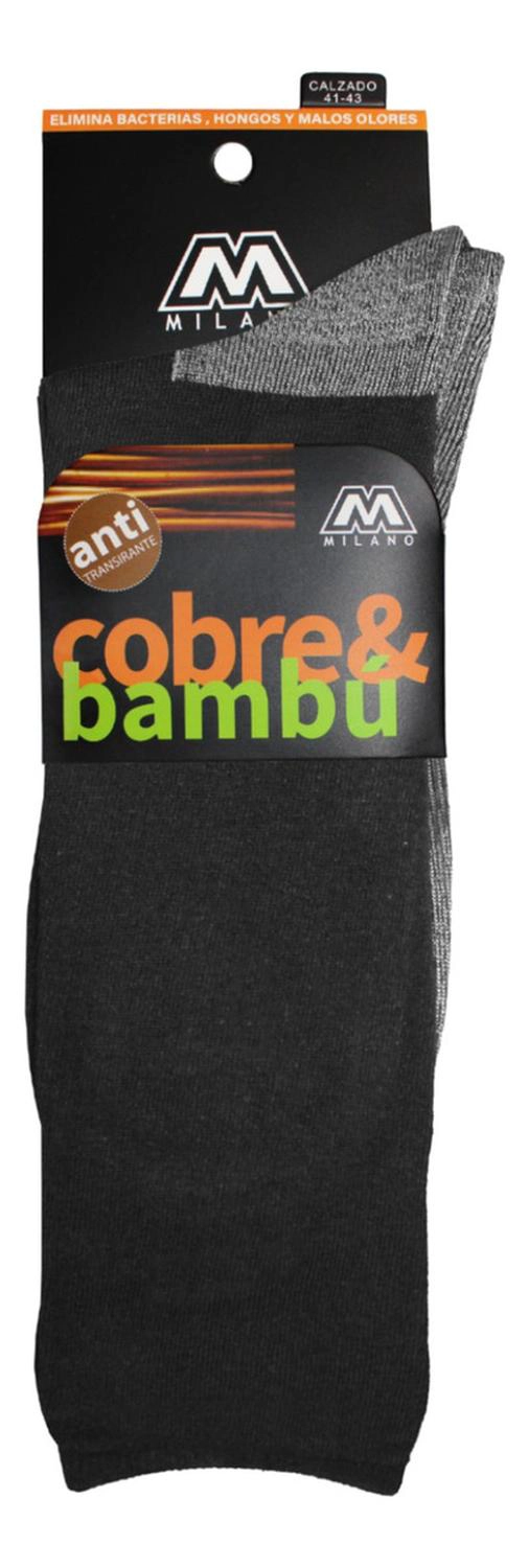 CALCETIN DIABE TICO COBRE BAMBU 6 PARES 40-45 - 8