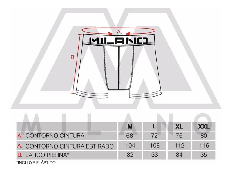 BOXER ALGODON NEGRO 6 UNIDADES XL - 2