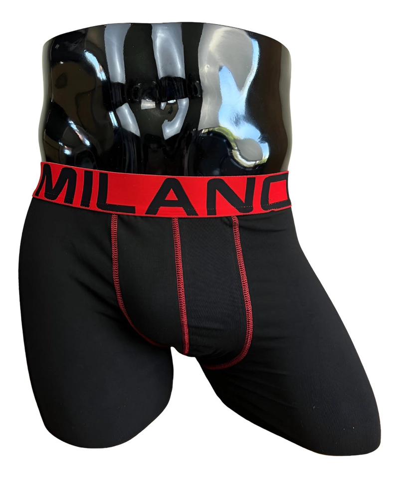 BOXER ALGODON NEGRO 6 UNIDADES M - 3