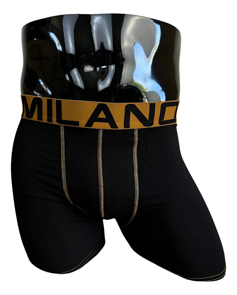 BOXER ALGODON NEGRO 6 UNIDADES M - 7