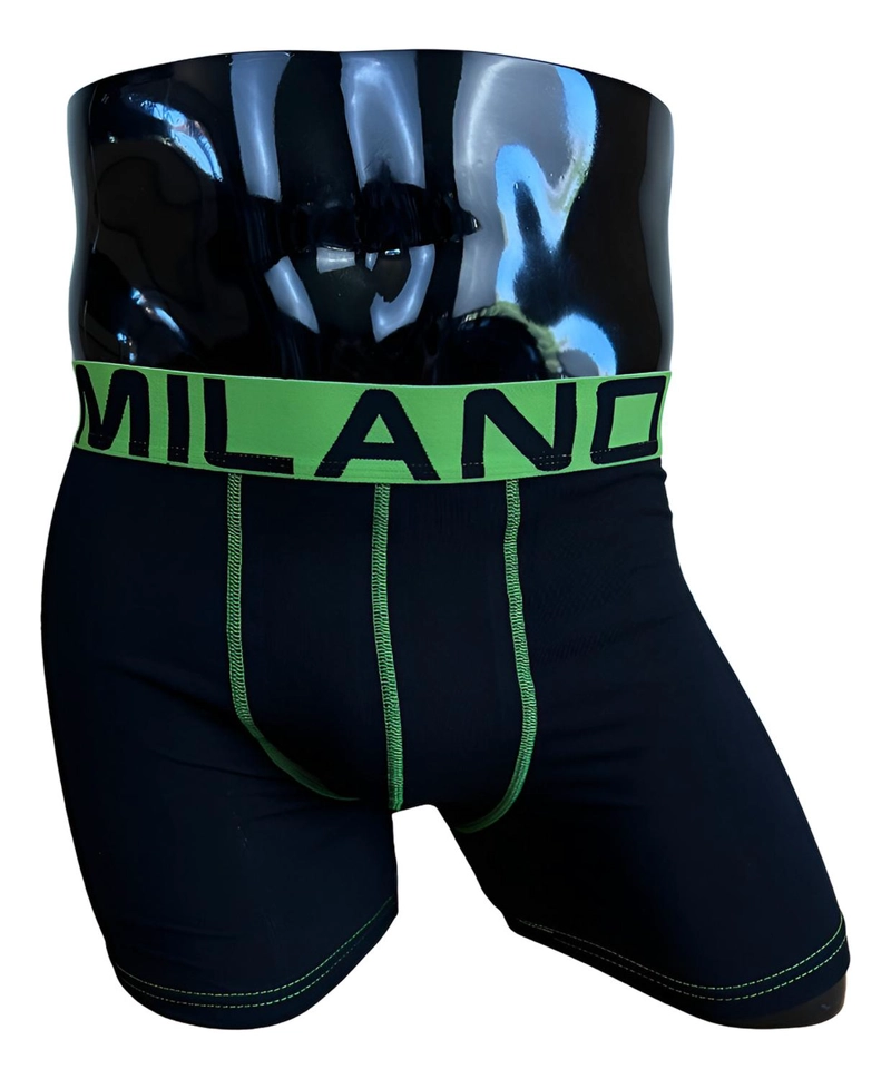 BOXER ALGODON NEGRO 6 UNIDADES M - 8