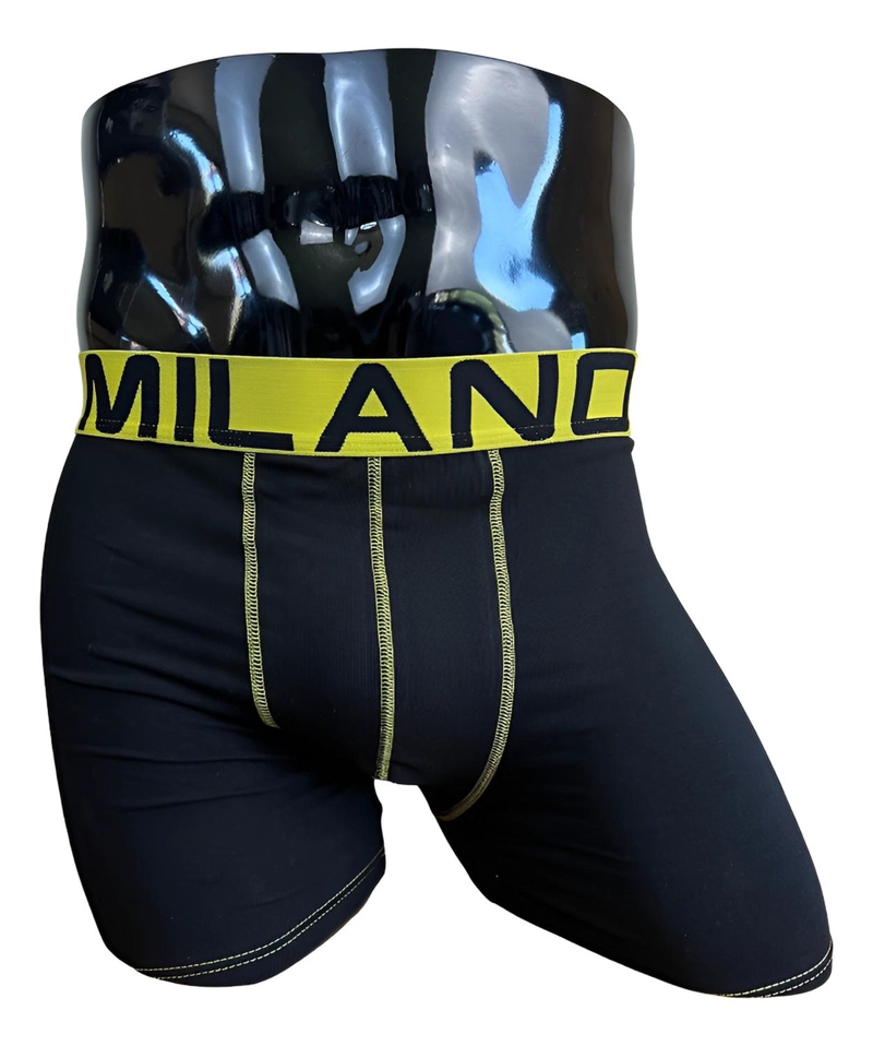 BOXER ALGODON NEGRO 6 UNIDADES L - 4