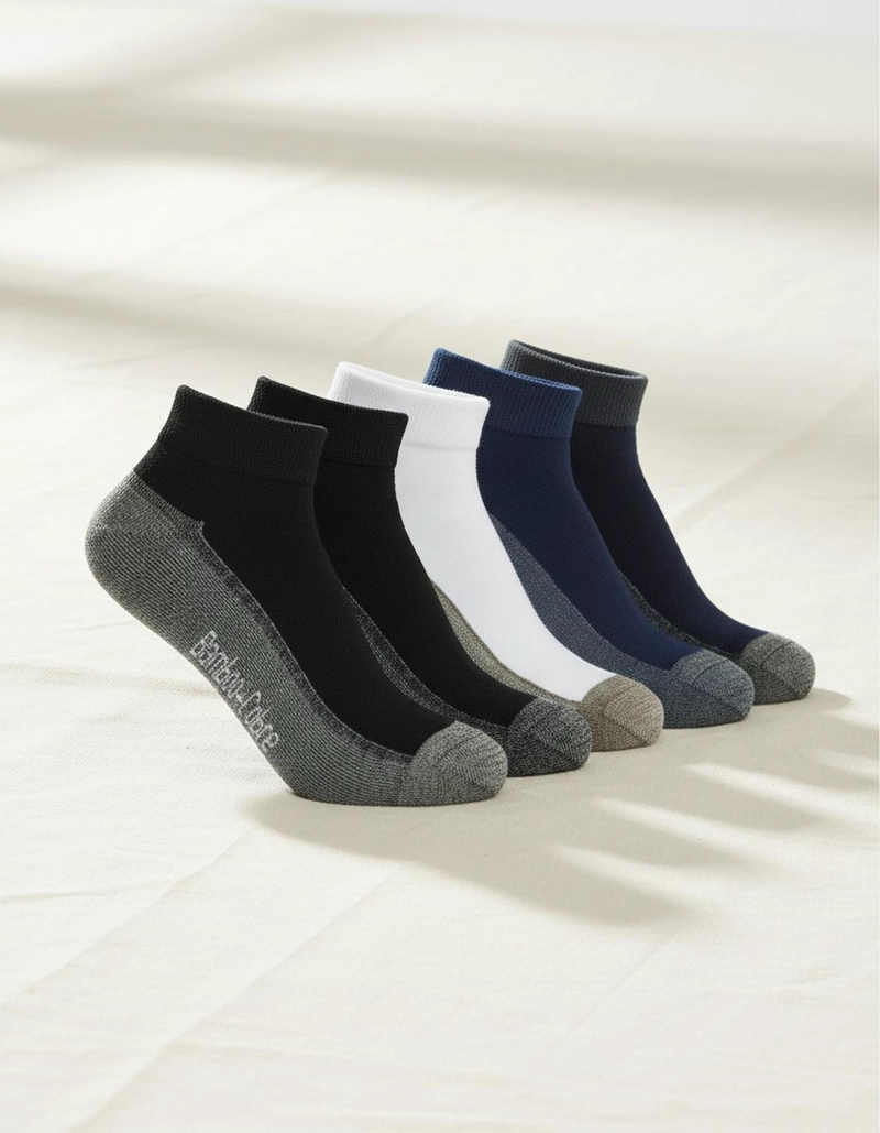 CALCETINES CORTOS TOBILLERA COBRE BAMBU 6 PARES 40-44 - 7