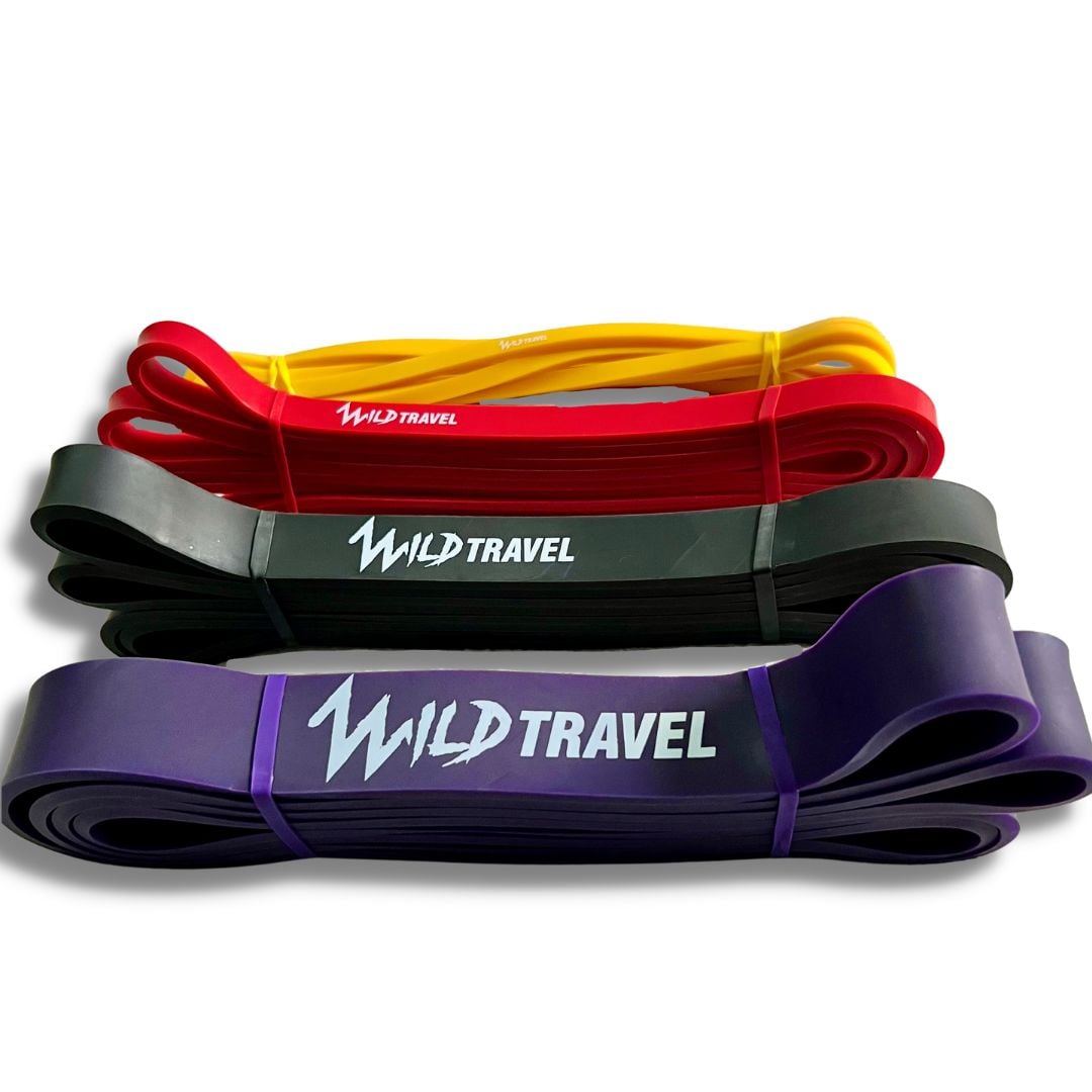 KIT WILD TRAVEL 4 POWER BANDS BANDA ELÁSTICA DE RESISTENCIA PULL UP GYM - 2