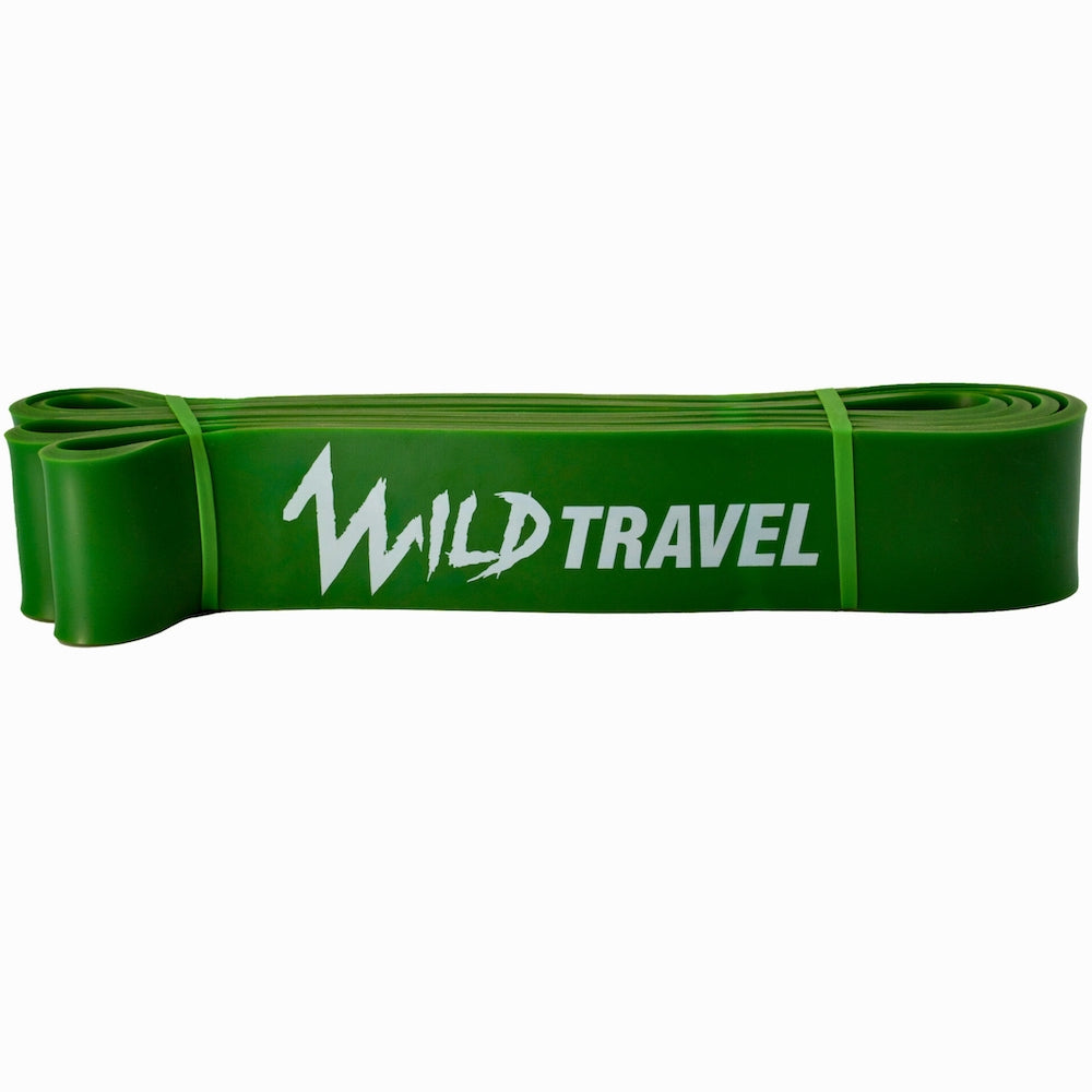 BANDA ELÁSTICA WILD TRAVEL POWER BANDS VERDE DE RESISTENCIA PULL UP GYM - 3