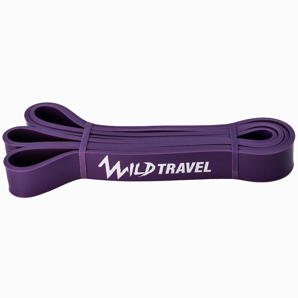 BANDA ELÁSTICA WILD TRAVEL POWER BANDS MORADA DE RESISTENCIA PULL UP GYM - 2