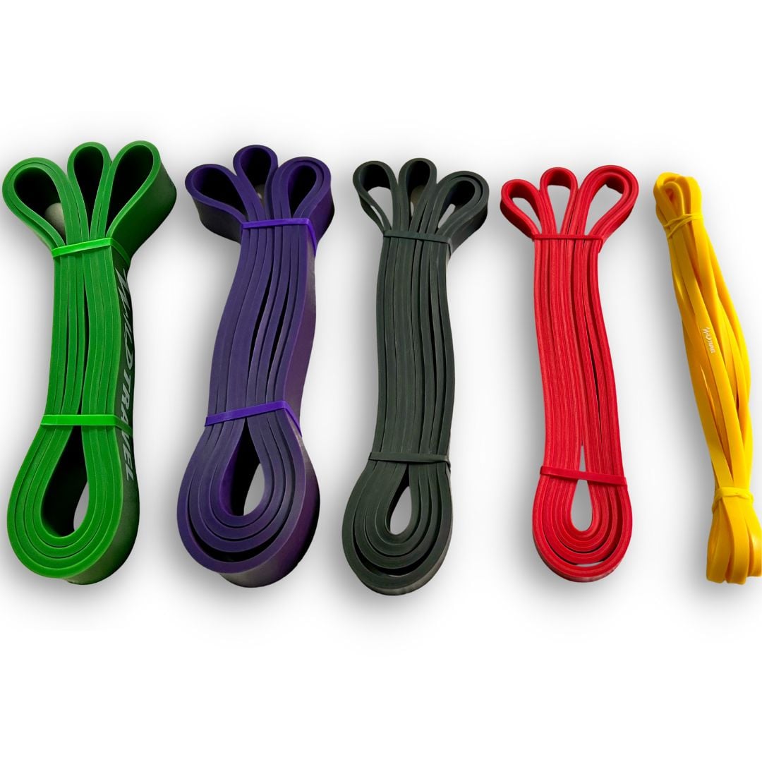 BANDA ELÁSTICA WILD TRAVEL POWER BANDS MORADA DE RESISTENCIA PULL UP GYM - 3