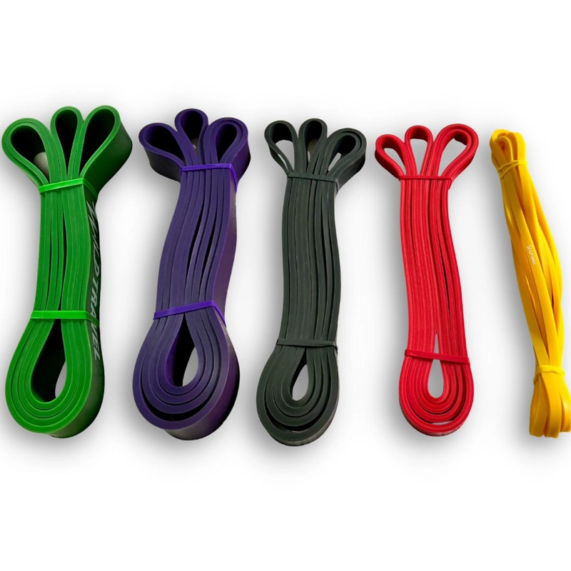 BANDA ELÁSTICA WILD TRAVEL POWER BANDS ROJA DE RESISTENCIA PULL UP GYM - 3