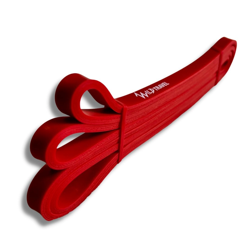 BANDA ELÁSTICA WILD TRAVEL POWER BANDS ROJA DE RESISTENCIA PULL UP GYM - 4