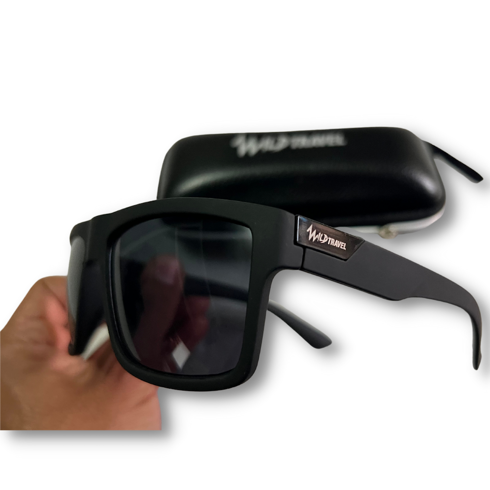LENTES SOL WILD TRAVEL POLARIZADO RECTANGULAR UV400 - 4