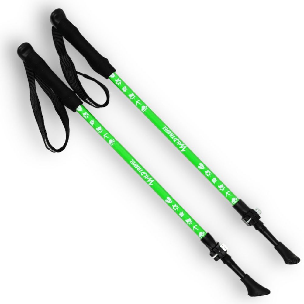PACK 2 BASTONES TREKKING WILD TRAVEL ALUMINIO DISEÑADO PARA NIÑOS/AS TELESCÓPICO - 2