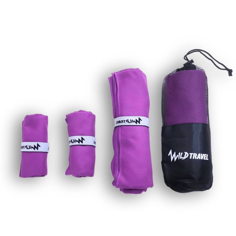 PACK WILD TRAVEL 3 TOALLA MICROFIBRA ABSORCIÓN SECADO RÁPIDO - 3