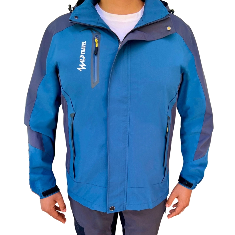 CHAQUETA CORTAVIENTO IMPERMEABLE PREMIUM WILD TRAVEL - 2