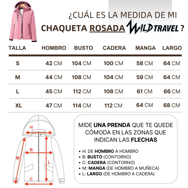 CHAQUETA CORTAVIENTO IMPERMEABLE PREMIUM WILD TRAVEL - 7