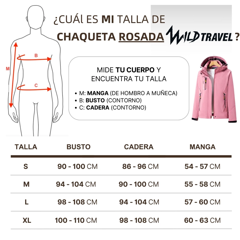 CHAQUETA CORTAVIENTO IMPERMEABLE PREMIUM WILD TRAVEL - 9