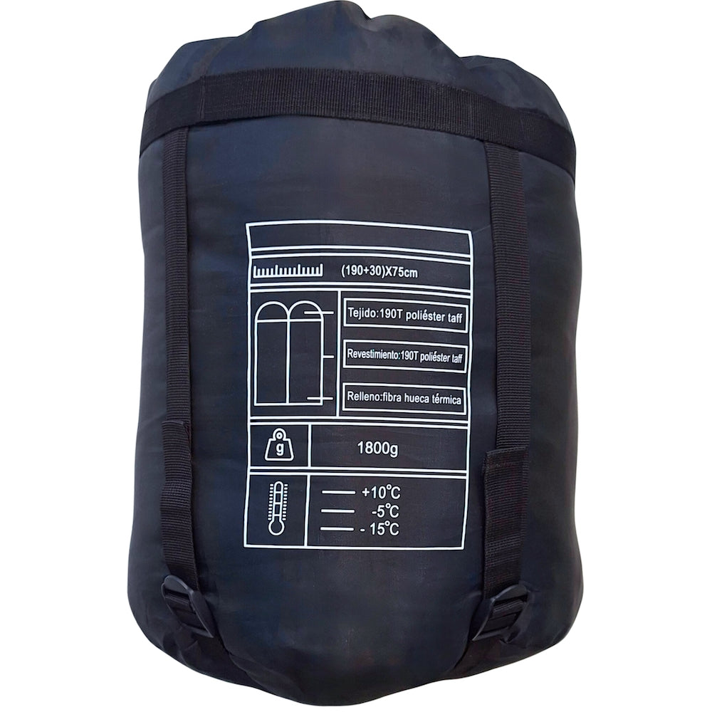 SACO DE DORMIR WILD TRAVEL EXTREMO -15° +10° 1800G - 9