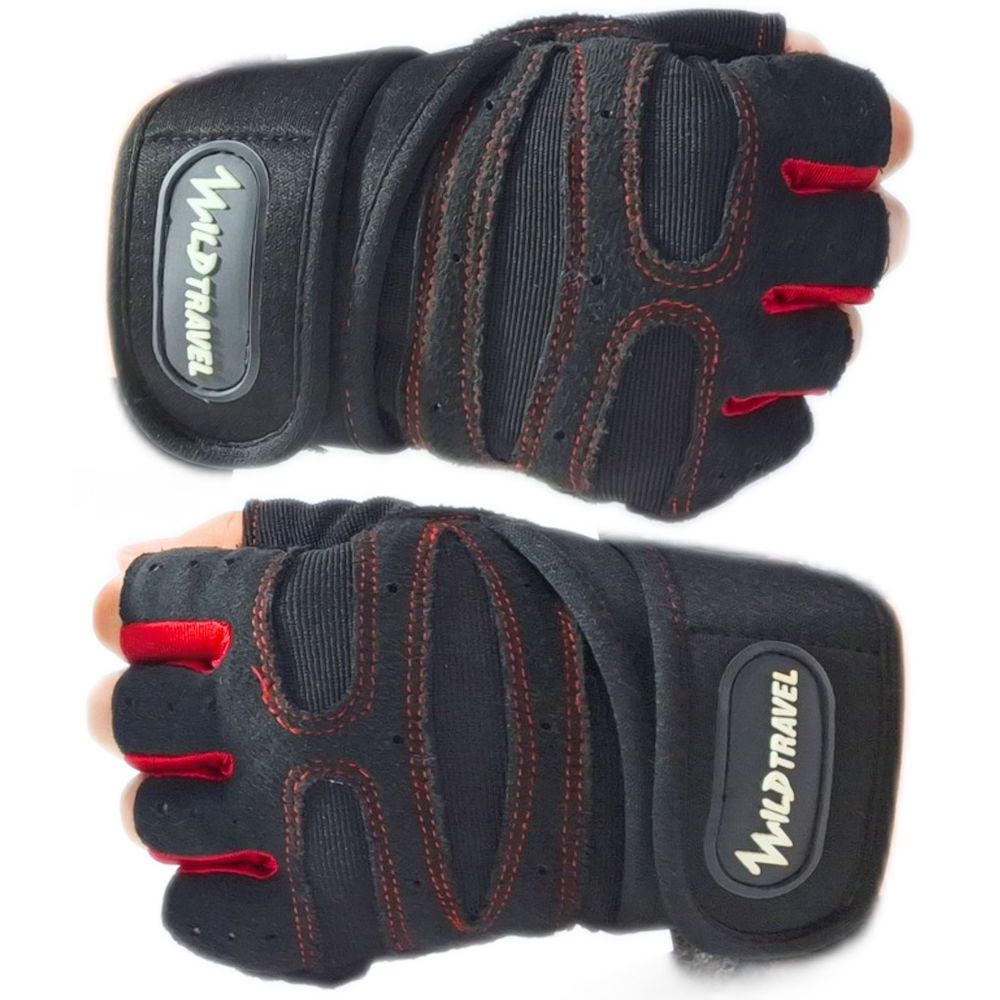 GUANTES PESAS Y ENTRENAMIENTO MICROFIBRA WILD TRAVEL GIMNASIO EJERCICIO - 3